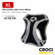 Ham pentru câini Croci Hiking, mărime XL (53–58 cm), reflectorizant, negru – rezistență și control pentru talie foarte mare